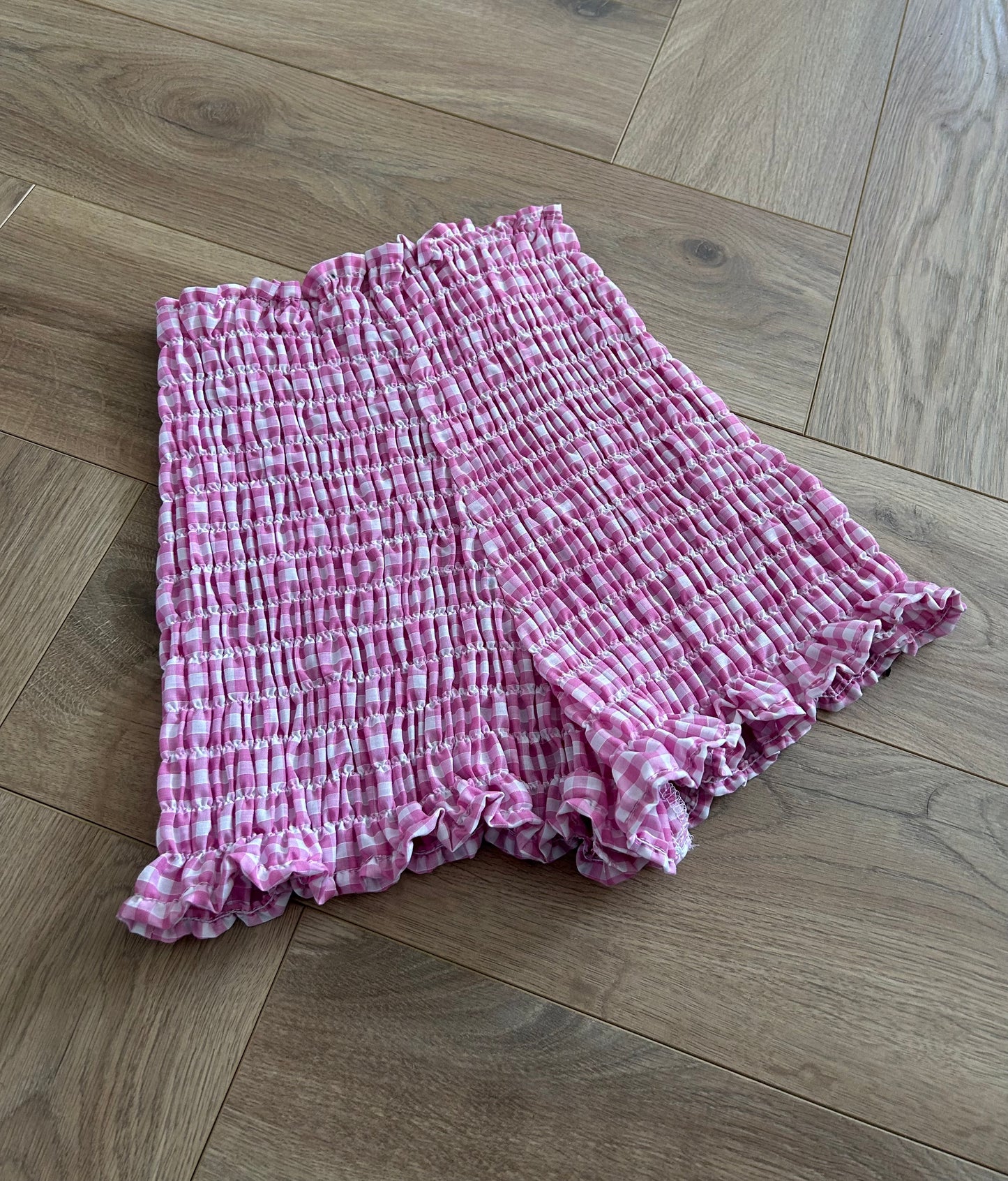 PREORDER Frolic SHORTS in Pink Gingham