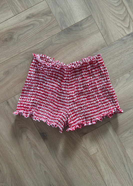 PREORDER Frolic SHORTS in Red Gingham