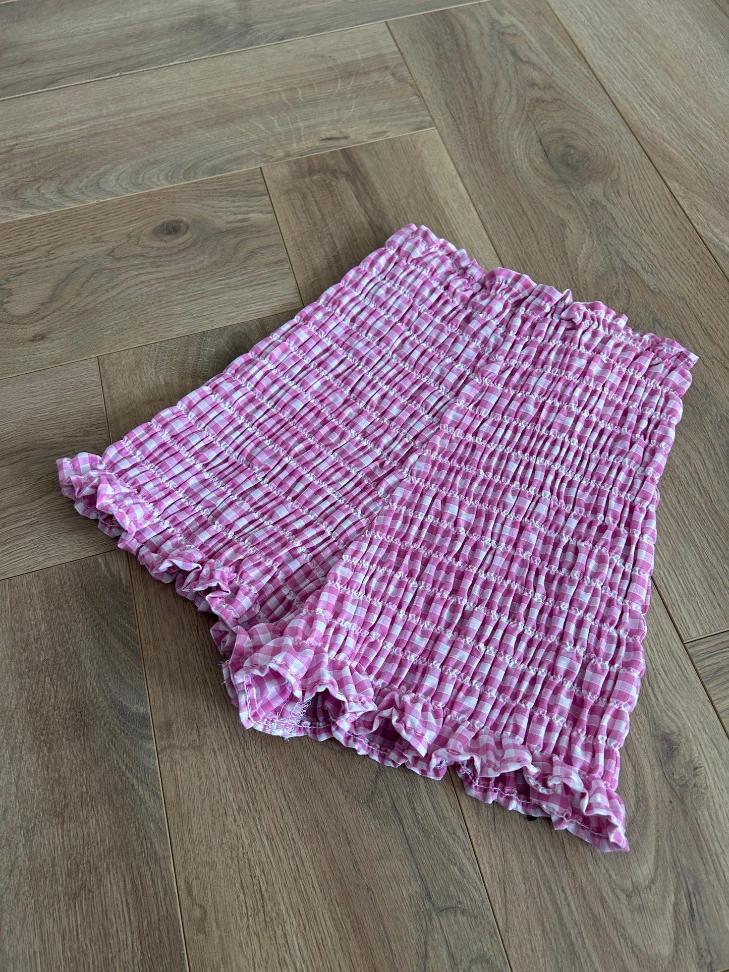 PREORDER Frolic SHORTS in Pink Gingham