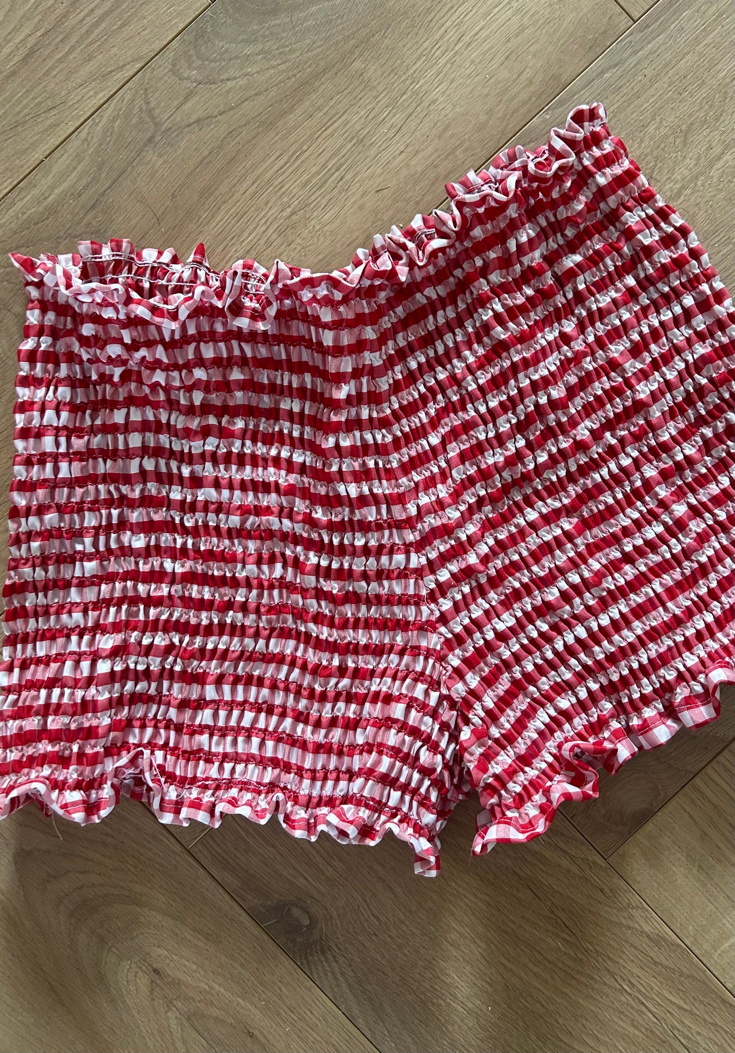 PREORDER Frolic SHORTS in Red Gingham