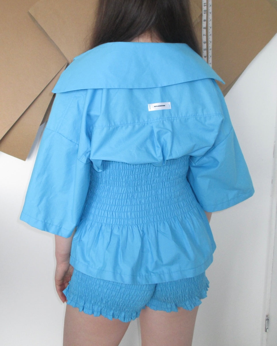 A PREORDER Frolic SHIRT in Azure Blue