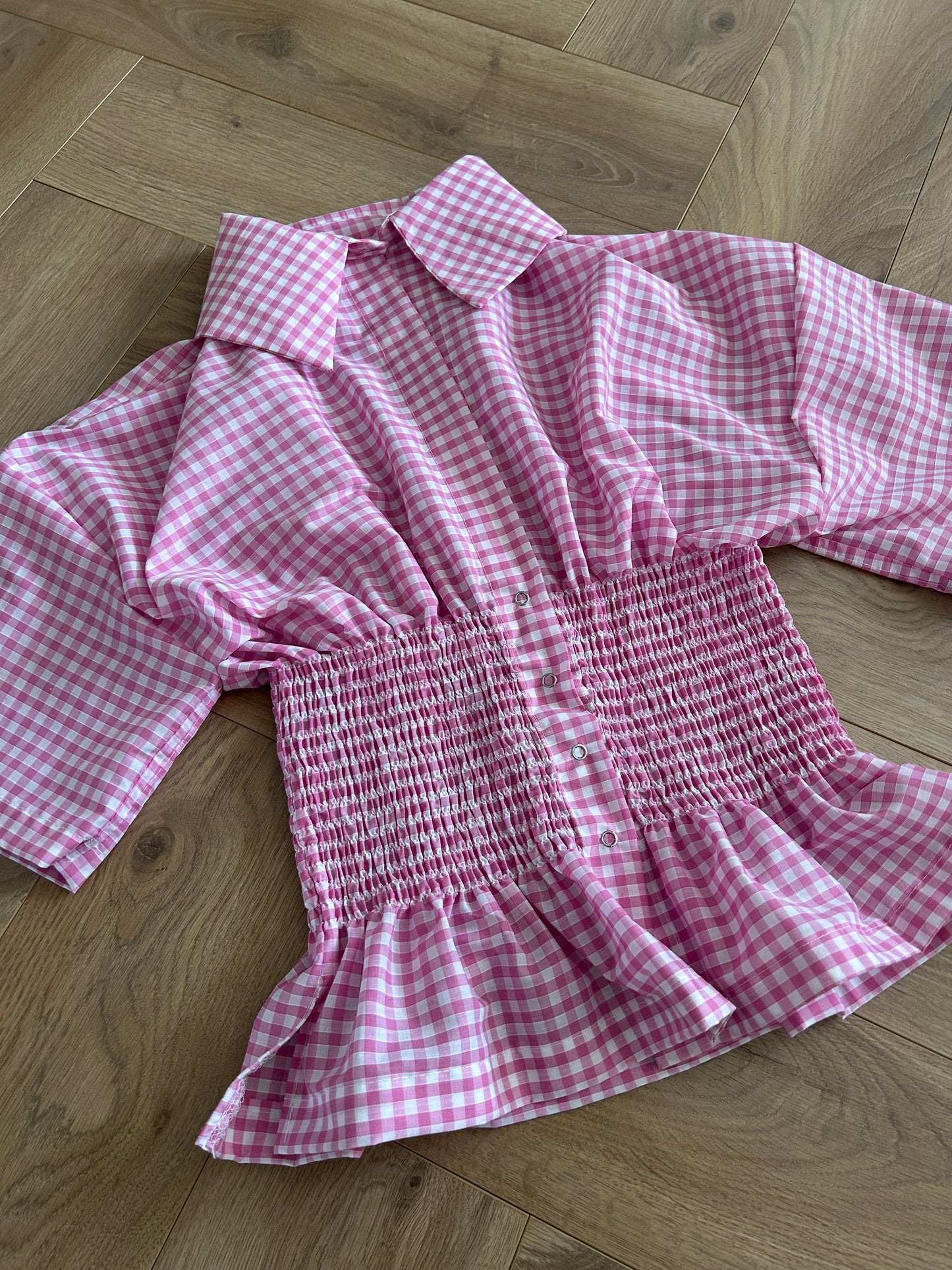 PREORDER Frolic SHIRT in Pink Gingham