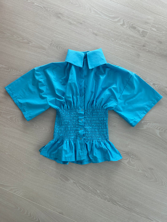 A PREORDER Frolic SHIRT in Azure Blue