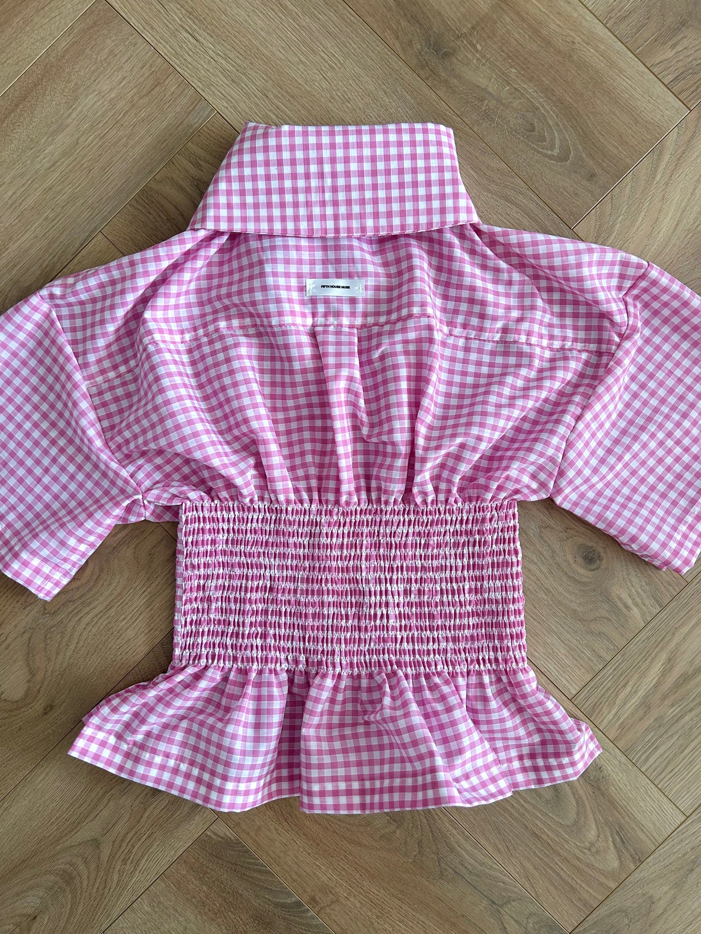 PREORDER Frolic SHIRT in Pink Gingham