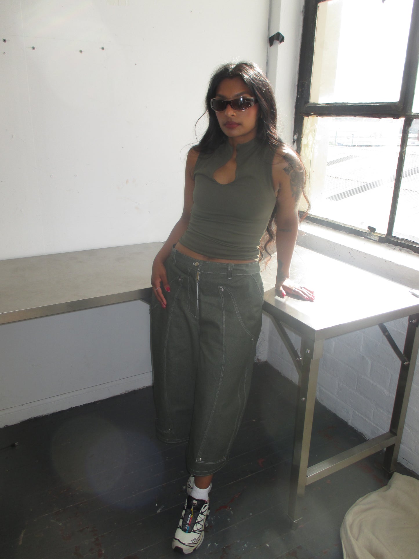 PREORDER All Day Top in Khaki