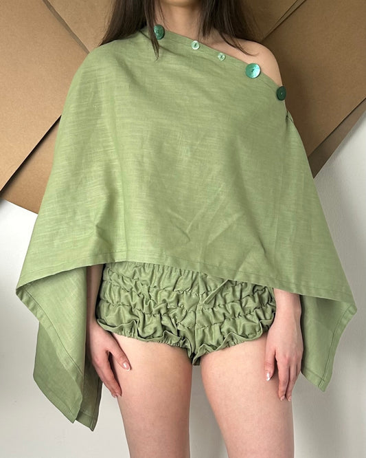 A PREORDER Sol Multi-Way Skirt Top in Olive
