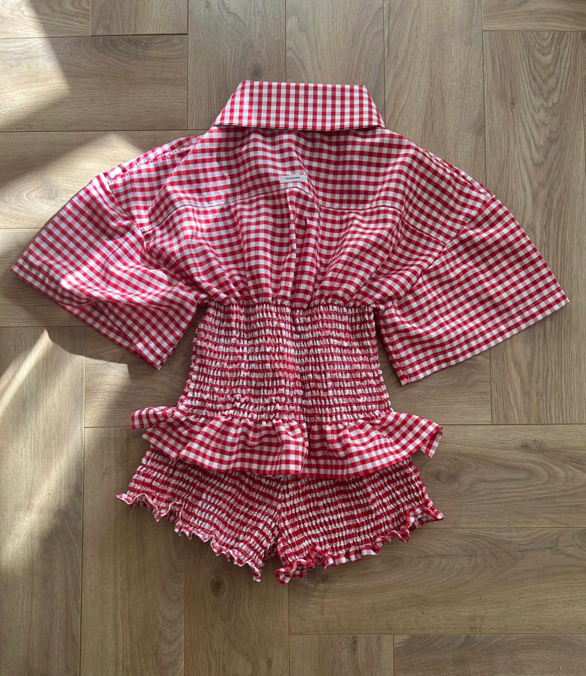 PREORDER Frolic Set in Red Gingham