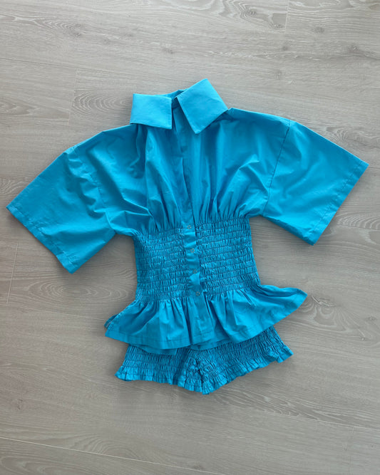 A PREORDER Frolic Set in Bright Azure Blue