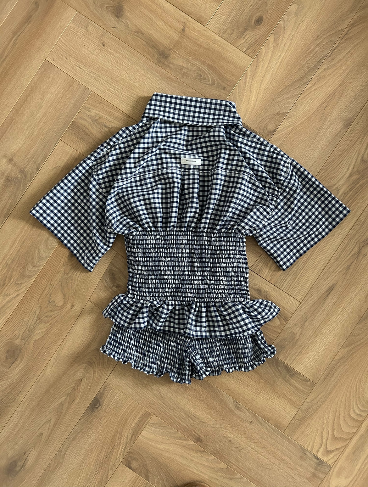 PREORDER Frolic Set in Navy Gingham