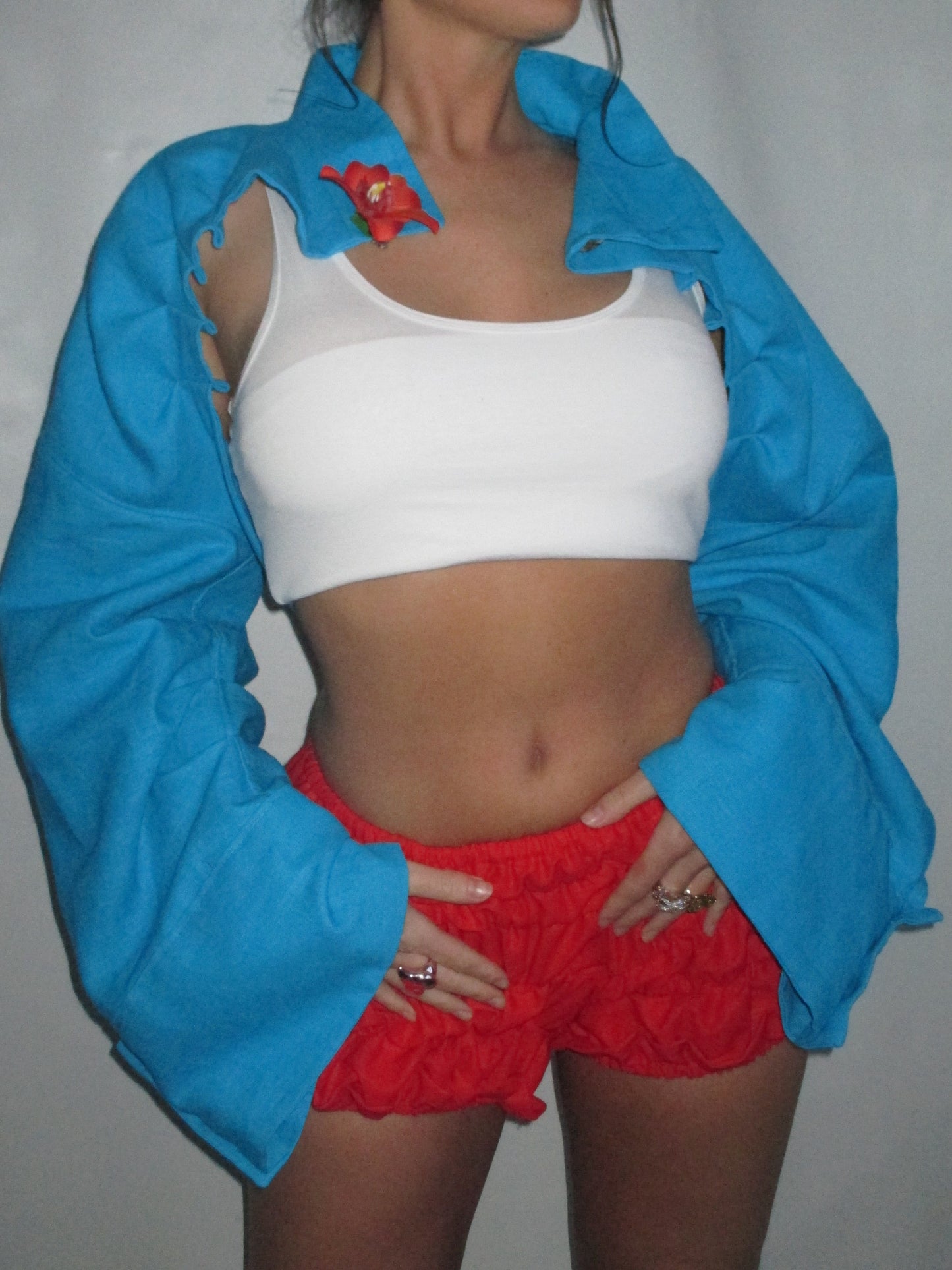 A PREORDER Sol Bolero in Turquoise